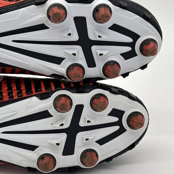Nike Lunarbeast PRO D Men's Size 10.5 Football Cleats Orange Black (833419-018) - Picture 9 of 12